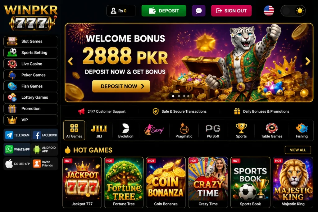 WinPkr777 Game